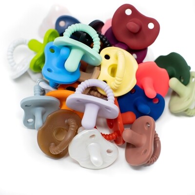 Flat Silicone Soother Paci