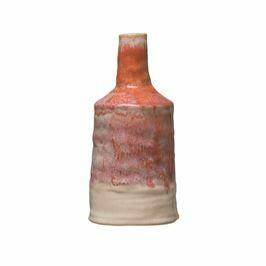 Orange Glazed Vase