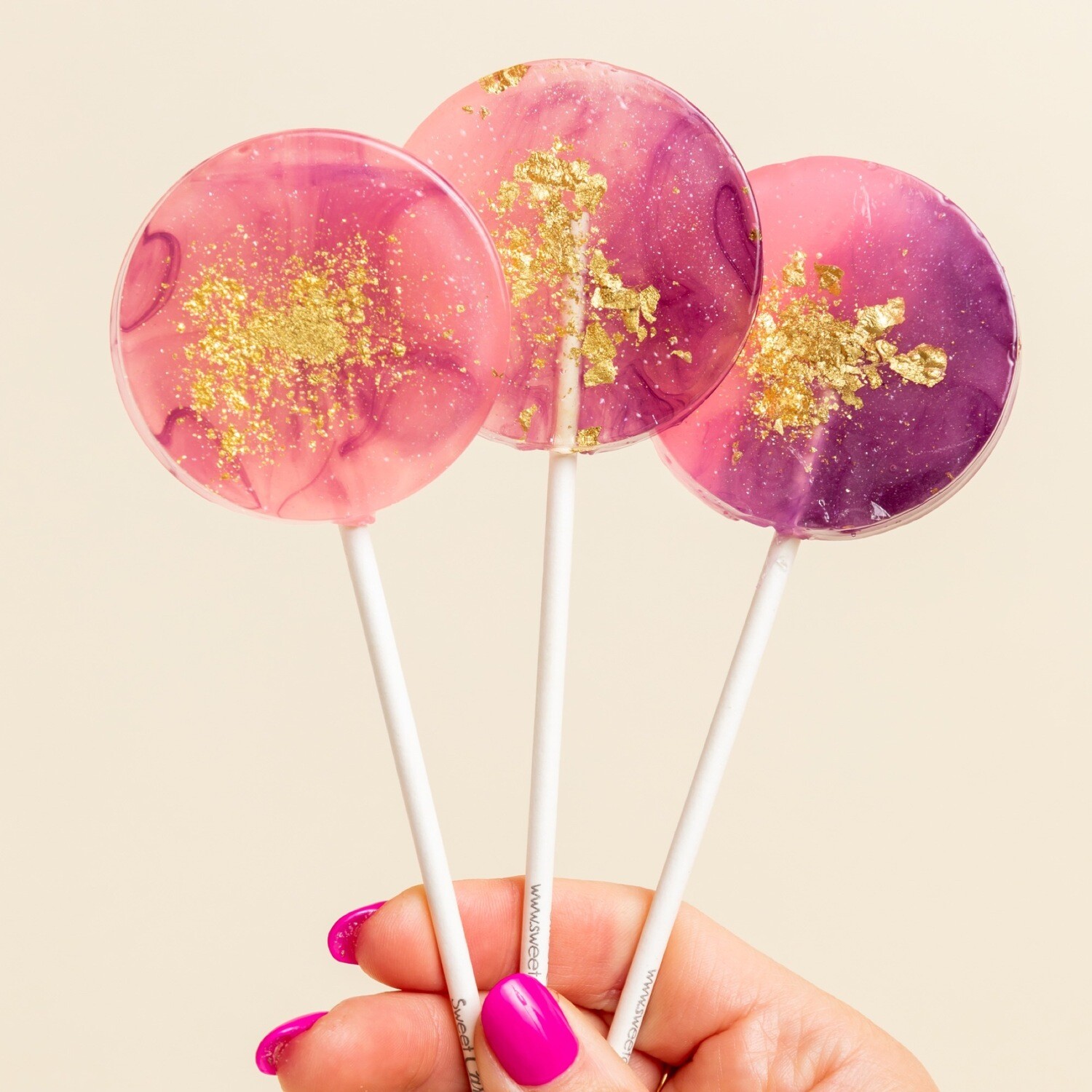 Watercolor Passion Fruit Lollipop