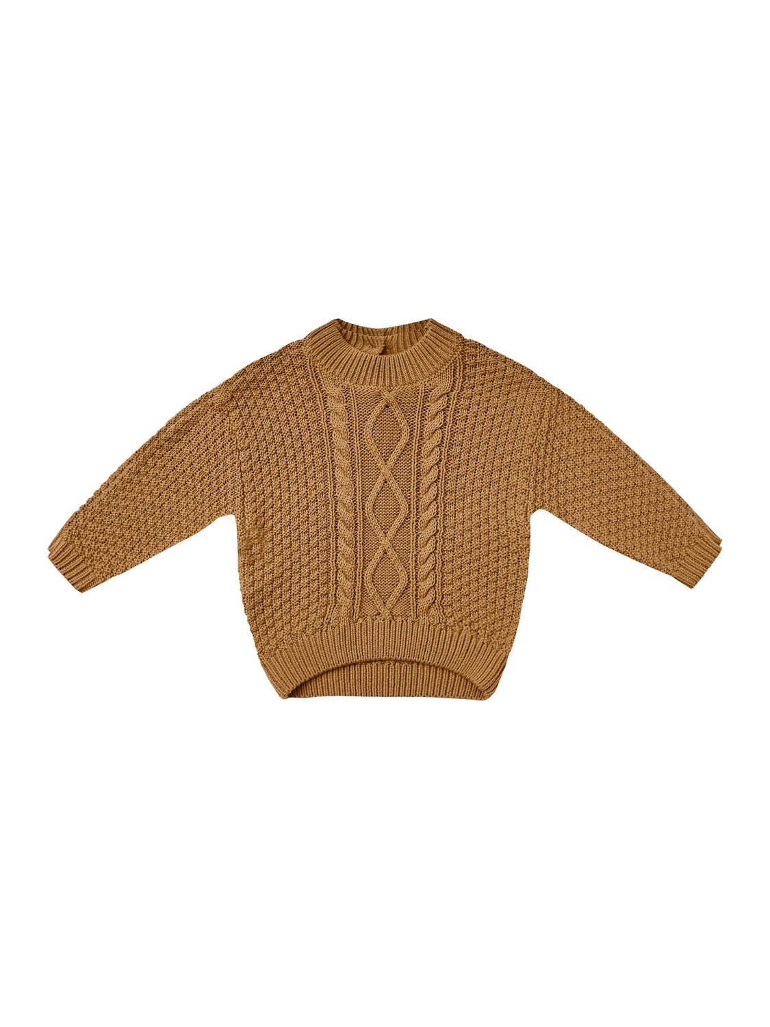 Cable Knit Sweater Walnut