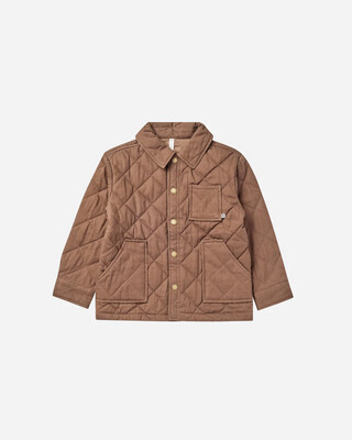Quilted Chore Jacket Mocha
