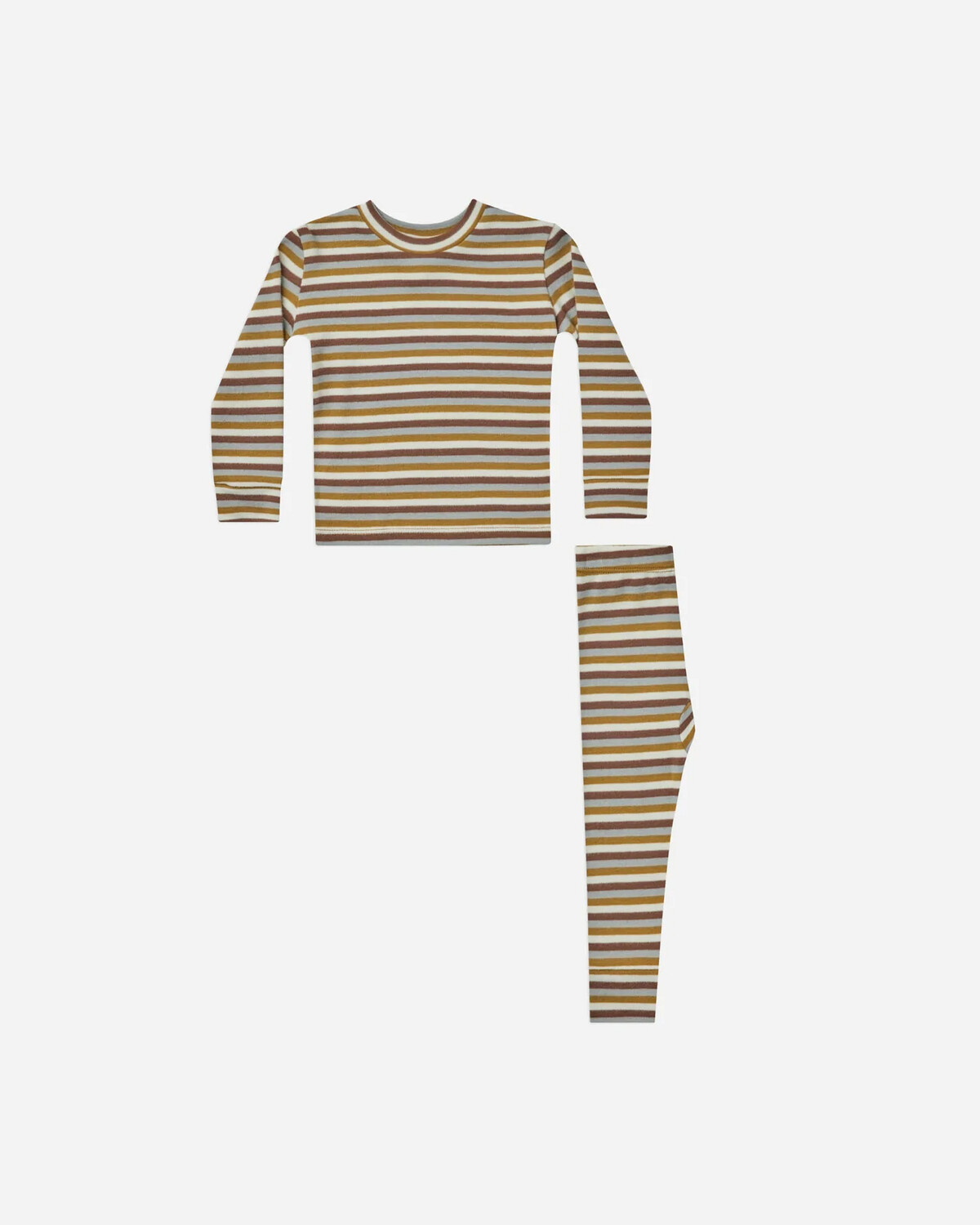 Long Sleeve PJ Set Multi Stripe