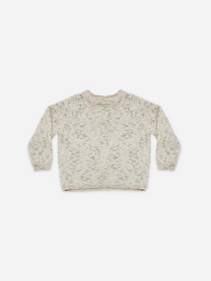 Speckled Knit Sweater Natural