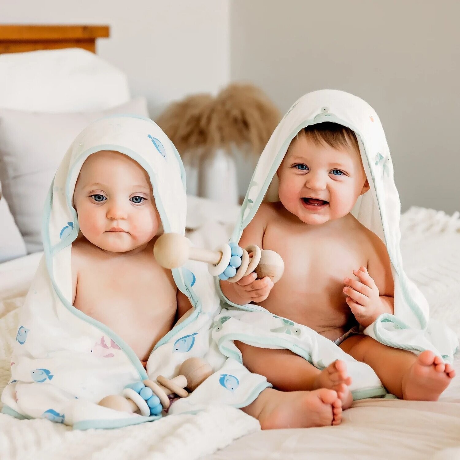 Hooded Towel and Wash Cloth Sets