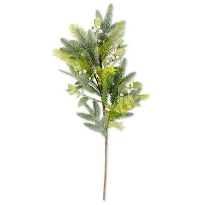 36 inch Mixed Pine w/ Cream Pods Branch