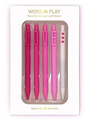 LOVE Word Play Pen Set