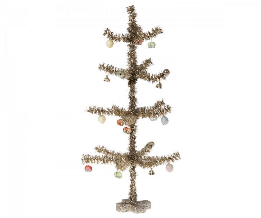 Christmas Tree Antique Silver