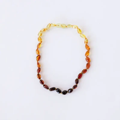 Polished Ombre Amber Necklace