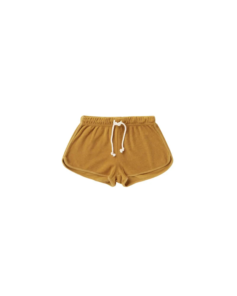 Terry Track Short Gold
