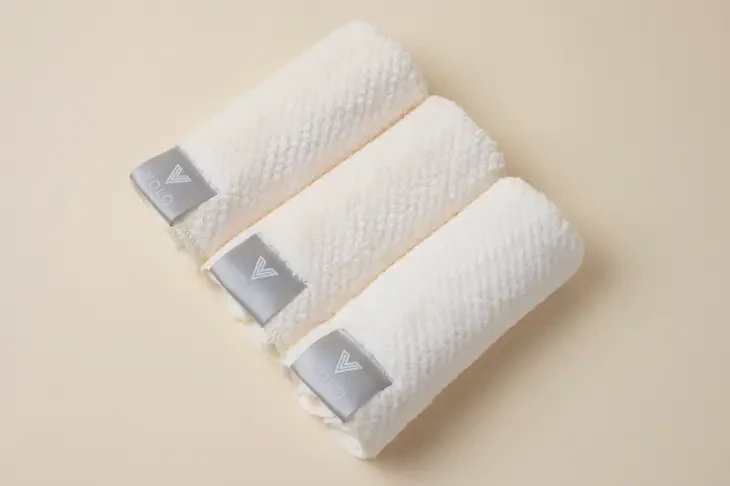 Face Towel Set of 3 Salt White