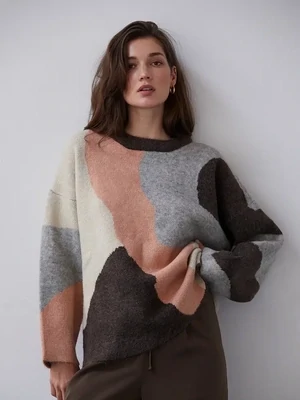 Boxy Sweater Multi