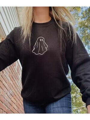 Embroidered Ghost Sweatshirt