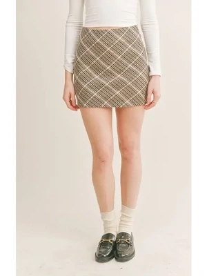Gossip Girl Plaid Mini Skirt