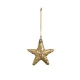 Glass Ball Ornament w/ Mica Flakes,