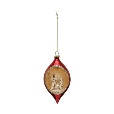 Diorama Finial Ornament Holy Family