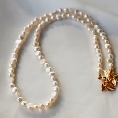 Freshwater Pearl Nugget Necklace