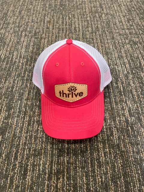 Thrive Ladies Leather Patch Ponytail Hat