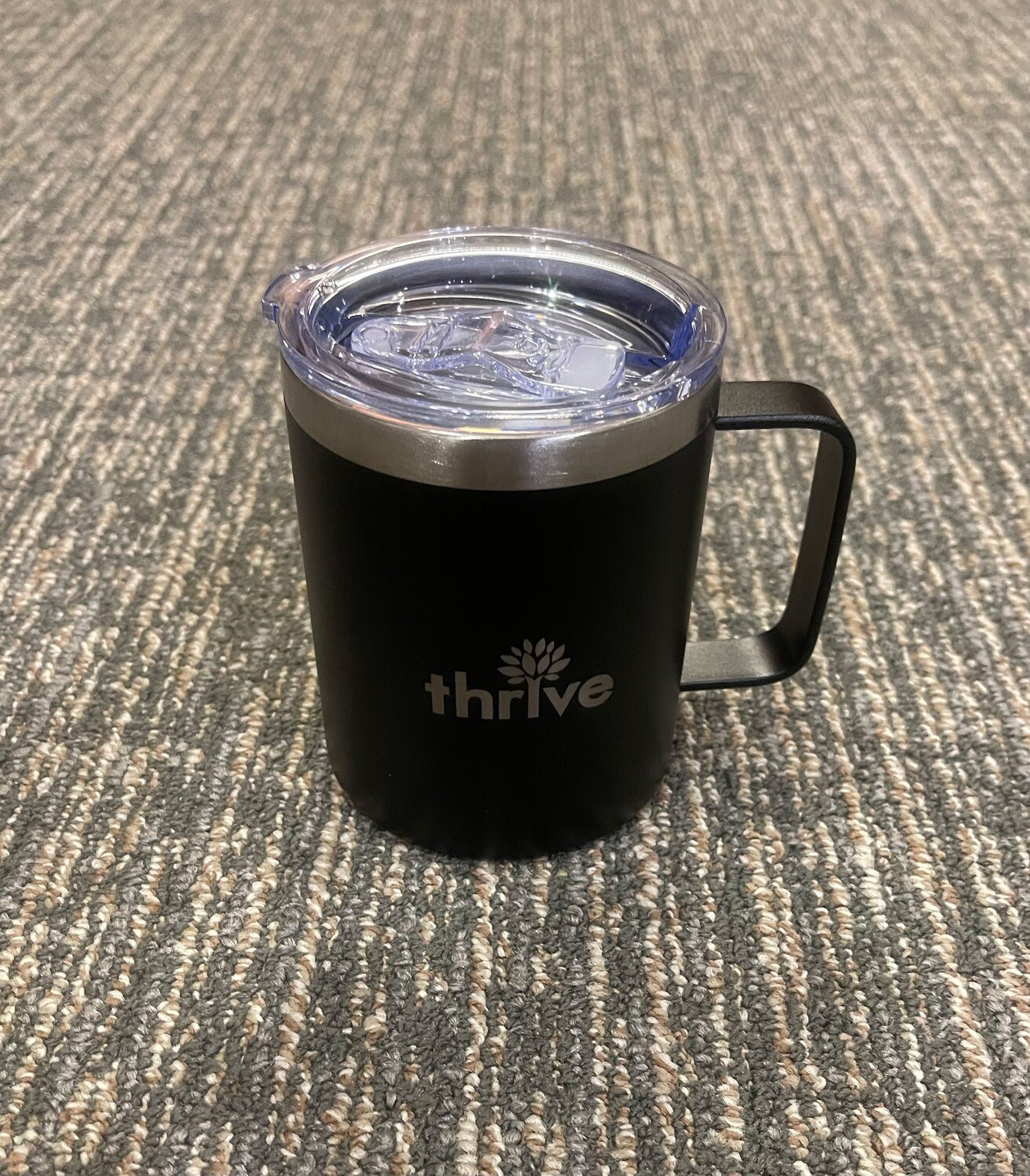 Thrive Stainless Steel Coffee Mug with Lid