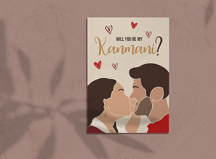 Mani Ratnam Postcard / 
OK Kanmani