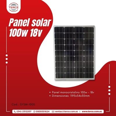 Panel solar 100W