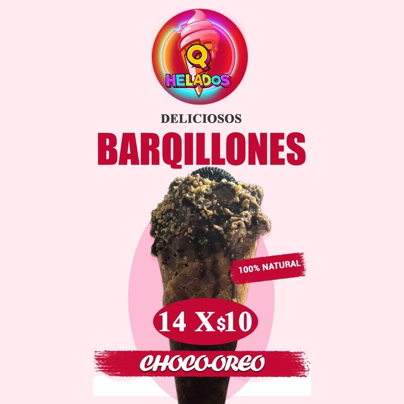 BAQUILLONES 20 cm Rellenos de browne, cubiertos de chocolate maní y browne