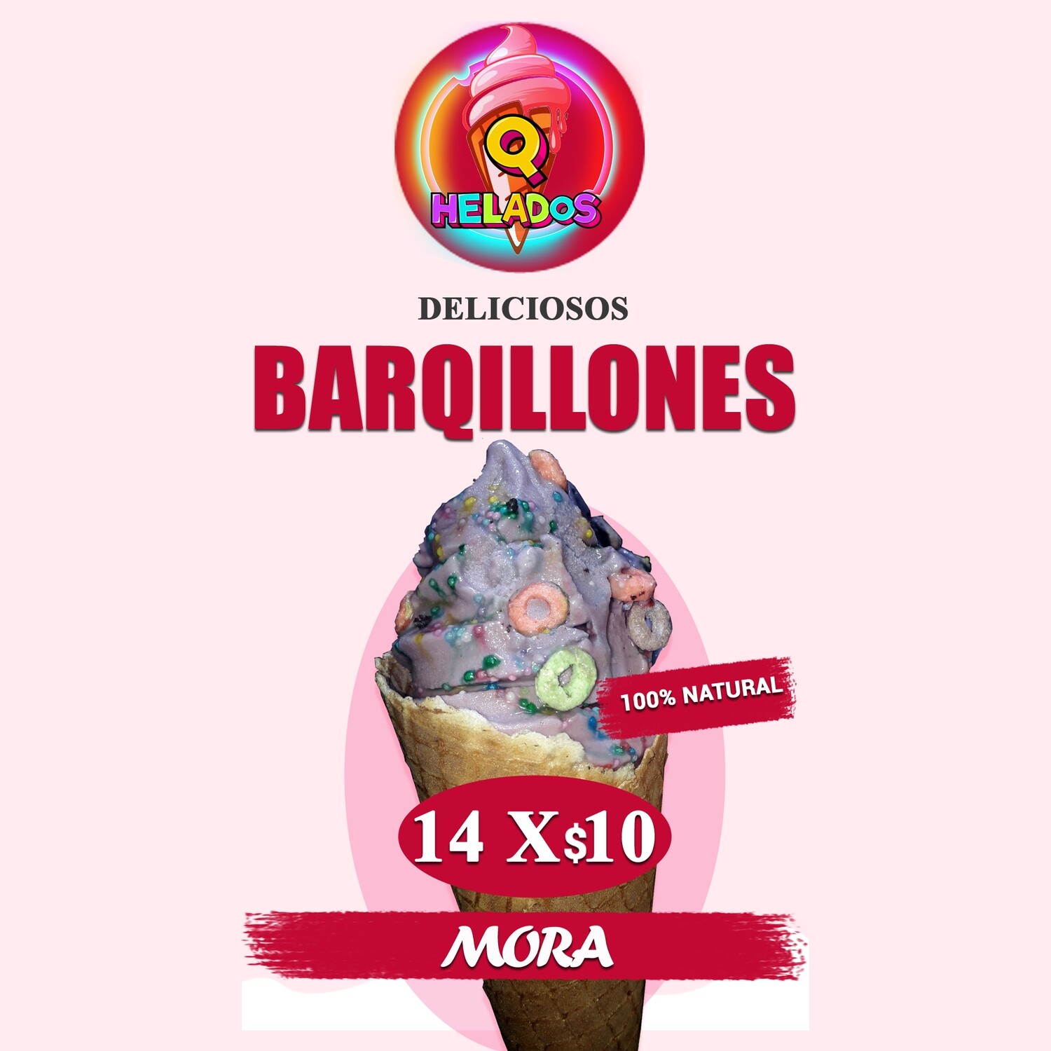 BAQUILLONES 20 cm Rellenos de browne, cubiertos de chocolate maní y browne