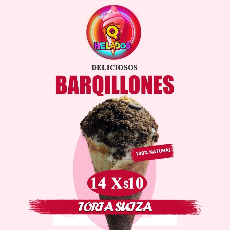 BAQUILLONES 20 cm Rellenos de browne, cubiertos de chocolate maní y browne