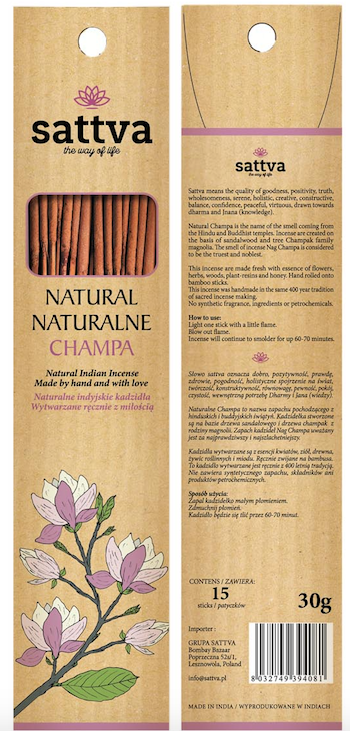 Kadzidełka Sattva - CHAMPA