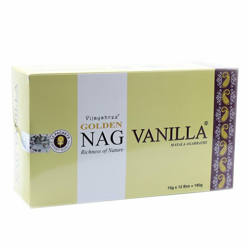 Kadzidełka Golden Nag - WANILIA Kadzidełka Golden Nag - WANILIA