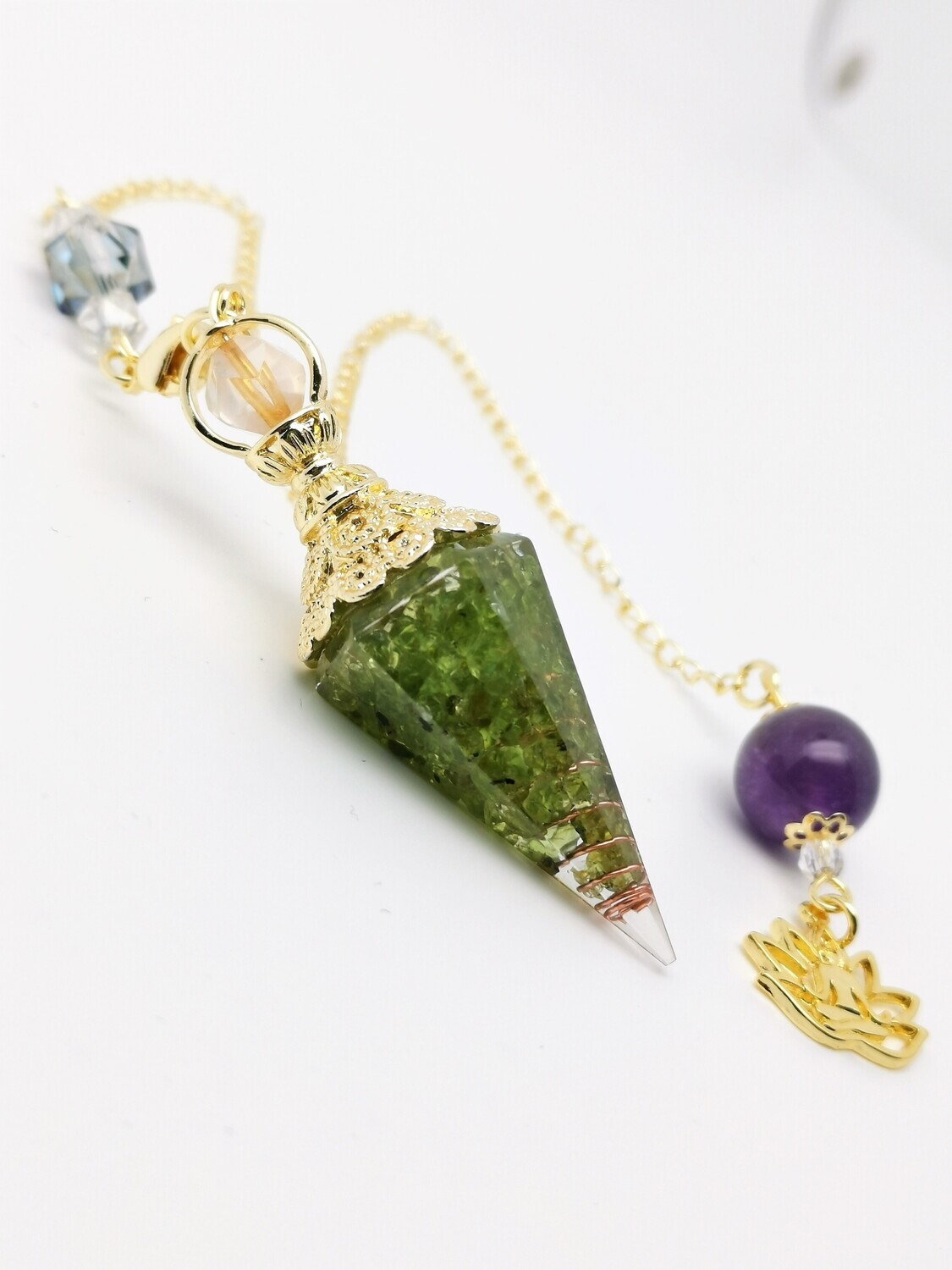 Wahadełko z orgonitem - Awenturyn - OW-10