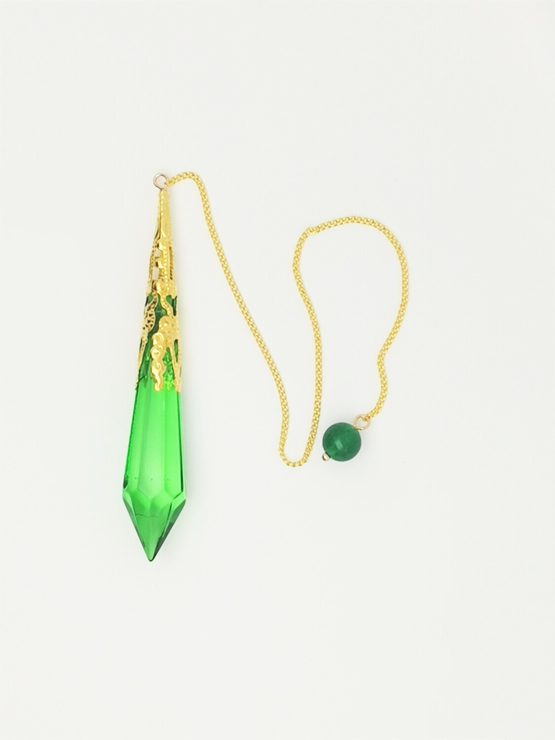 Wahadełko kamień - Zielony kryształ -11