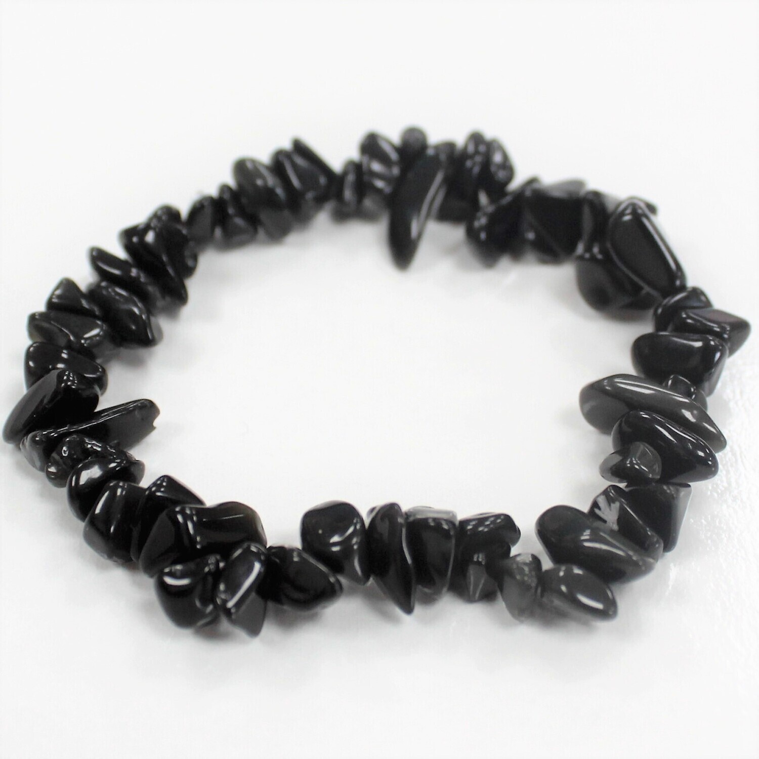 Bransoletka z kamienia - Agat Czarny