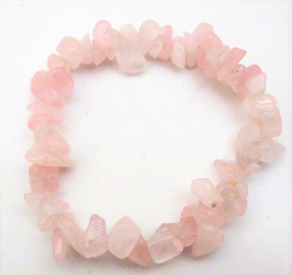 Bransoletka z kamienia - Kwarc Różowy