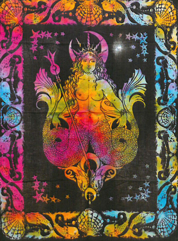 Bawełniana tkanina 112x78cm - Syrena