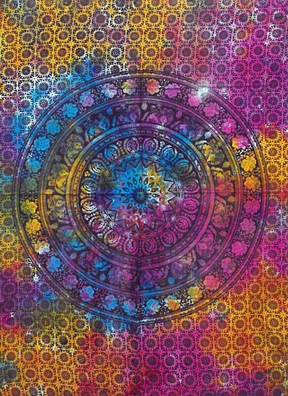 Bawełniana tkanina 112x78cm - Mandala