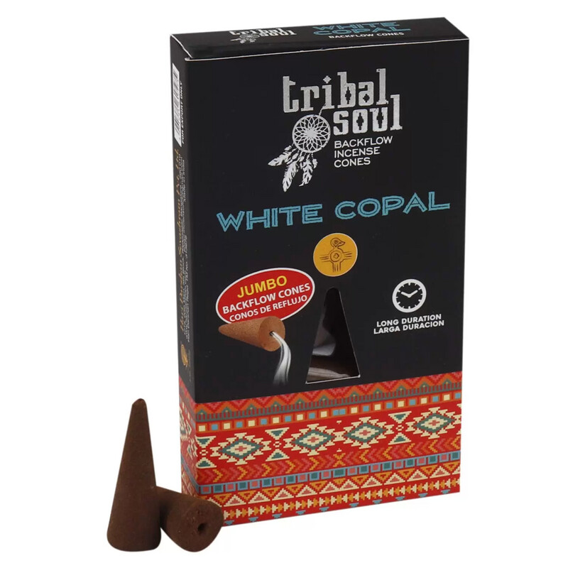 Kadzidełka BackFlow Tribal Soul - BIAŁY KOPAL Kadzidełka BackFlow Tribal Soul - BIAŁY KOPAL