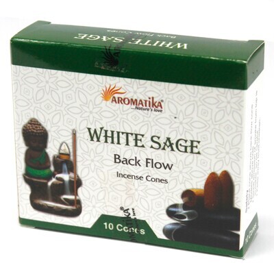 Kadzidełka BackFlow Aromatika - Biała Szałwia