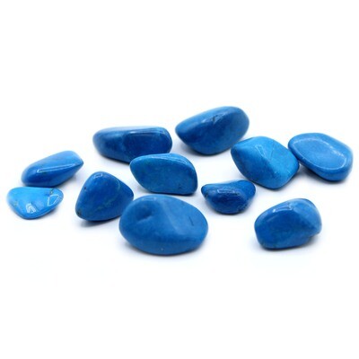 Kamienie półszlachetne - Howlit niebieski