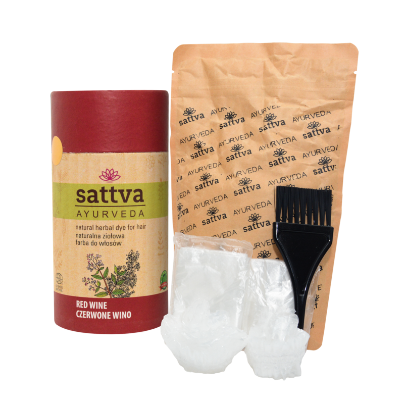 SATTVA Henna naturalna farba - Czerwone Wino