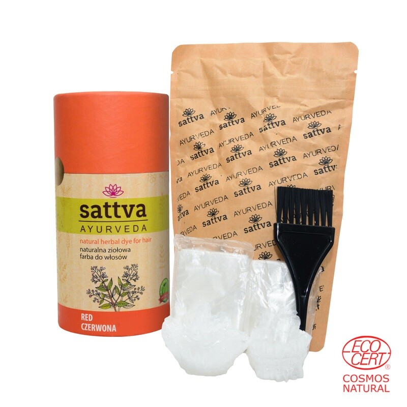SATTVA Henna naturalna farba - Czerwony
