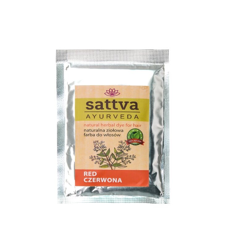 Tester koloru SATTVA Henna naturalna farba
