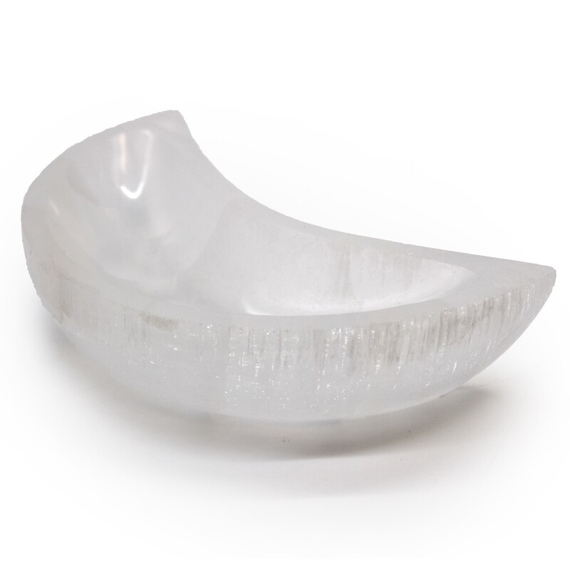 Miska z selenitu 15cm - Księżyc Miska z selenitu 15cm - Księżyc