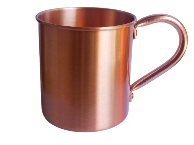 Kubek miedziany do wody prosty 400ml