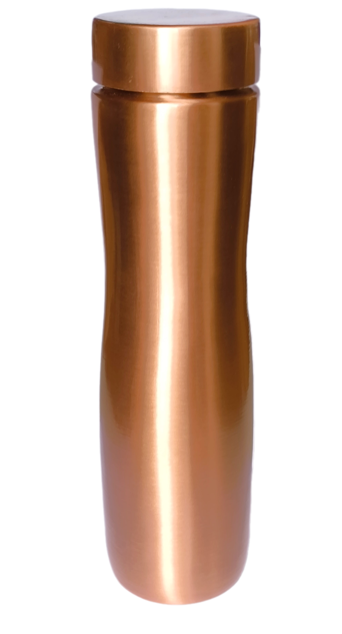 Butelka miedziana gładka 1l