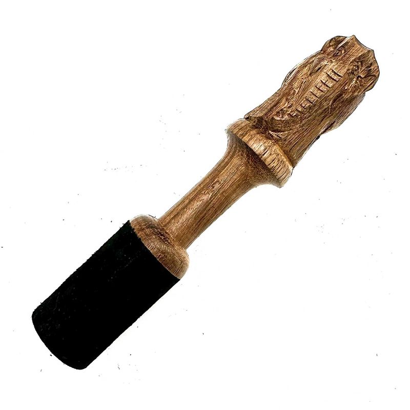 Pałeczka drewniana do tybetańskich mis grających 14 cm - Słoń