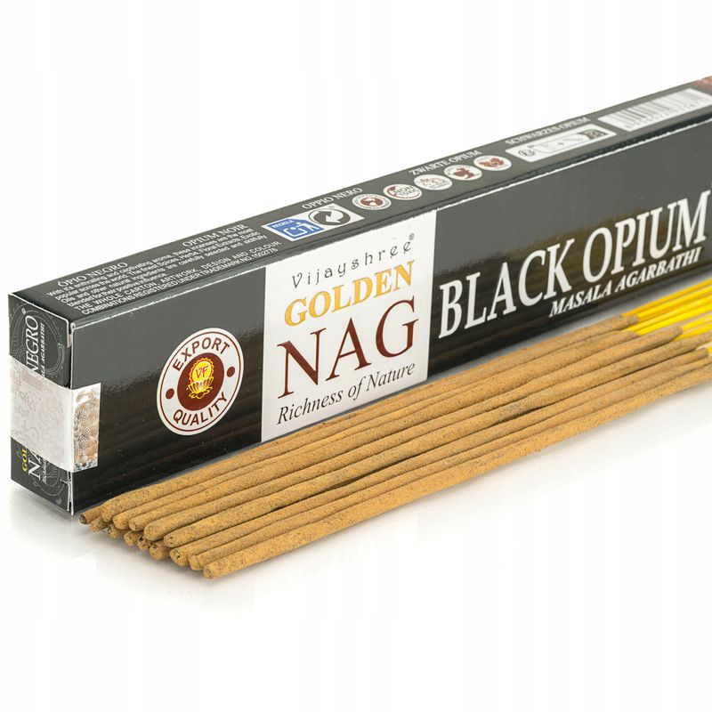 Kadzidełka Golden Nag 15g - Czarne Opium