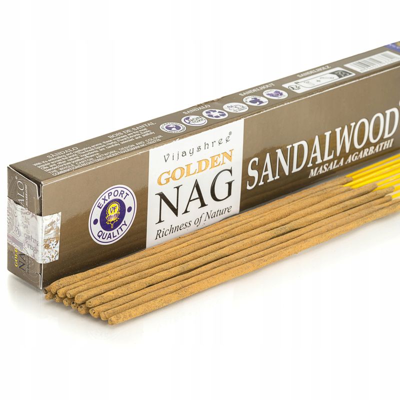 Kadzidełka Golden Nag 15g - Drzewo Sandałowe