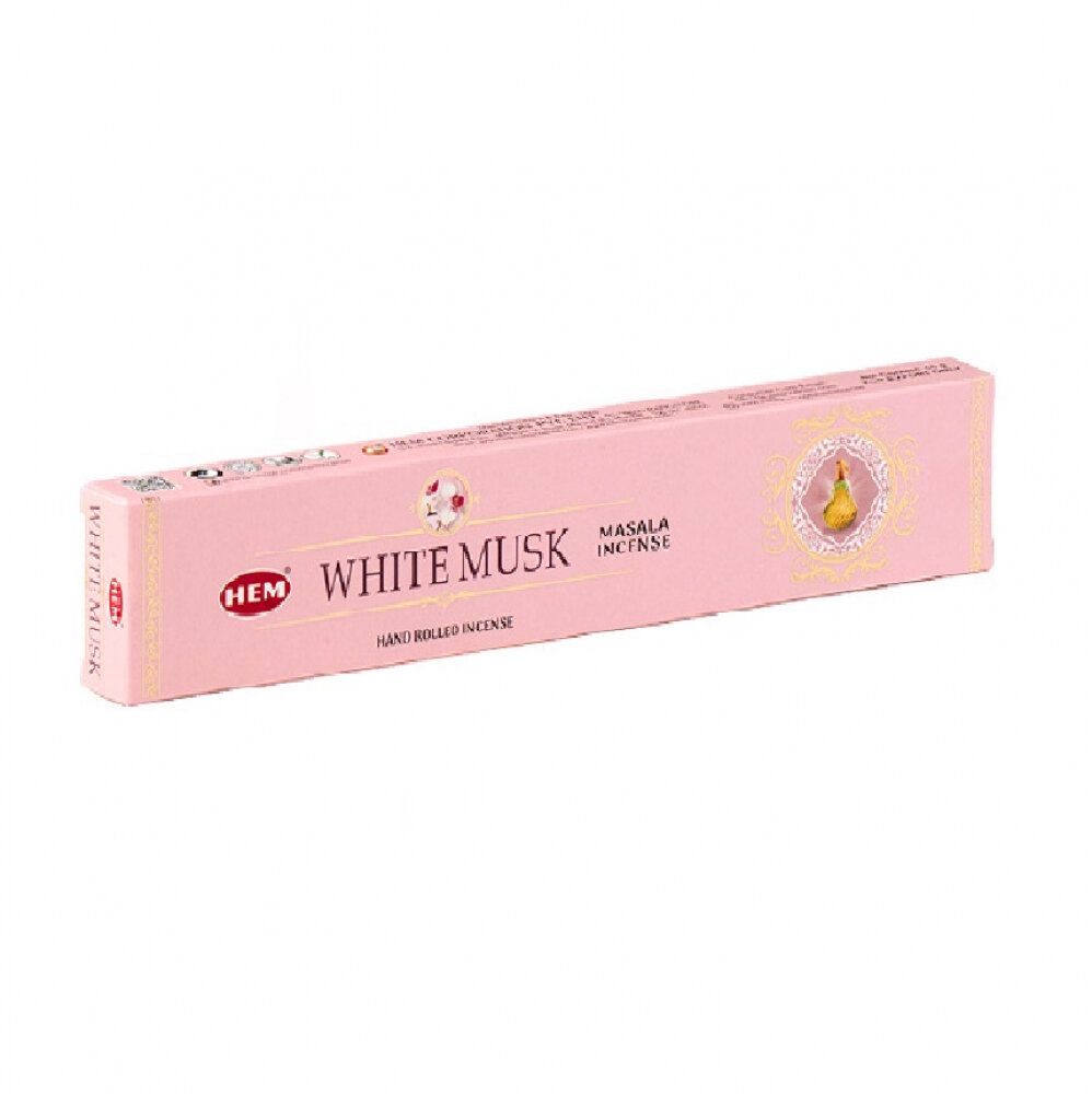 Kadzidełka HEM Premium Masala - White Musk - 15g