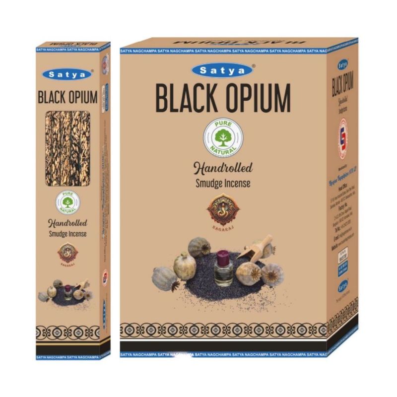 Kadzidełka Satya Handrolled Smudge - Black Opium
