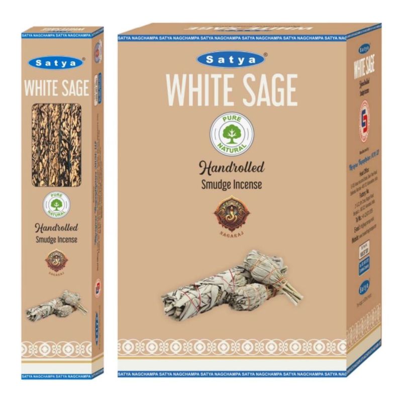Kadzidełka Satya Handrolled Smudge - White Sage